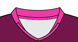 Double V-collar